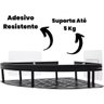 Kit 2 Prateleira L Metal Canto Organizador Multiuso Banheiro Box sem Furar Parede - 6