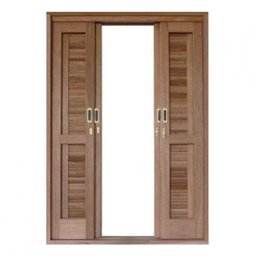 Porta Balcão de Correr Panorâmico 6 Folhas Cedro Arana 215cmx160cmx15cm Madersilva - 2