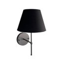 Ver imagem 4 de Kit 2 Arandela Luminária de Parede Clássico Chumbo com Cúpula Preto Ref 19