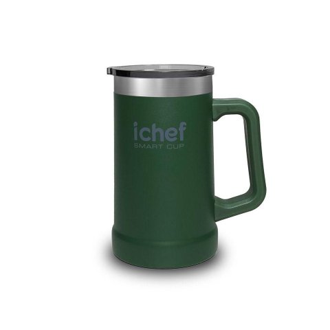 Caneca Térmica para Chopp com Tampa Smart Cup Ichef 710 ml | Verde