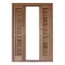 Ver imagem 2 de Porta Balcão de Correr Panorâmico 6 Folhas Cedro Arana 215cmx200cmx15cm Madersilva