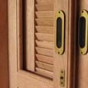 Ver imagem 4 de Porta Balcão de Correr Panorâmico 6 Folhas Cedro Arana 215cmx200cmx15cm Madersilva