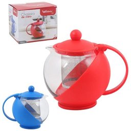 Chaleira Cafeteira de Vidro com Infusor 1250ml Color-wellmix - 2
