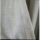 Ver imagem 2 de Cortina Gaze de Linho 5,0x2,40 Bege sem Forro Sala Moderna
