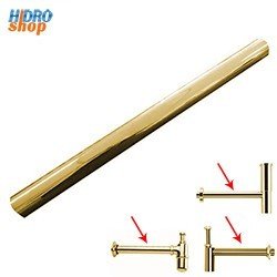 Tubo Saída Longo Sifão Deca 1.1/2" 50 Cm Gold - 4204161GL - 1