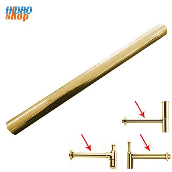 Tubo Saída Longo Sifão Deca 1.1/2" 50 Cm Gold - 4204161GL - 3