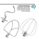 Ver imagem 3 de Batedeira Planetária Philco 775w 3 Batedores Pbp770pi 110v