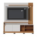 Ver imagem 3 de Estante Home Theater Jurerê 1.8 Off White Matte Freijó com Aparador Riviera Freijó – Colibri