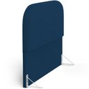 Ver imagem 6 de Cabeceira Cama Box Queen 160cm Lanna com Puff Recamier Doha W01 Suede Azul Marinho - Lyam Decor