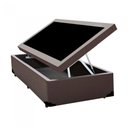 Ver imagem 6 de Cama Box Baú Solteiro Homequeen Corino Marrom 41x88x188