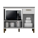 Ver imagem 3 de Balcão Cooktop Teresina Branco Valdemóveis