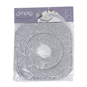 Refil de Microfibra para Mop Giratório Quadrado - Simplo