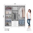 Ver imagem 6 de Guarda-roupa Caju 06 Pts. Branco - Henn