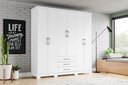 Ver imagem 1 de Guarda-roupa Caju 06 Pts. Branco - Henn