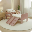 Ver imagem 2 de Mini Cama Infantil Montessoriana Bella Rosa
