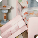 Ver imagem 3 de Mini Cama Infantil Montessoriana Bella Rosa