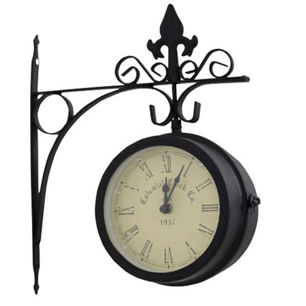 Relógio de Parede Colonial Duas Faces Clockoldway 37 cm - 1