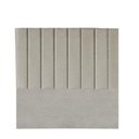 Ver imagem 2 de Cabeceira Carla Pé Plástico 90cm Solteiro para Cama Box Quarto Linho Bege - Gat Magazine