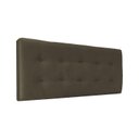 Ver imagem 1 de Cabeceira Botonê Almofadada para Cama Luxo Clean Suede Rbl:queen Painel/marrom