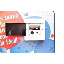 Sauna Vapor Elétrica Digital Gazela 7500w 8m³ 220v Trifásico - 2