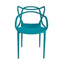 Ver imagem 3 de Kit 6 Cadeiras Allegra - Turquesa