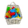 Kit 2 Cesto Organizador De Brinquedos Tecido Retangular Dobrável Multiuso Caixa Decorativa Qd Branco - 10