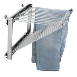 Calceiro Deslizante Tubular Reforçado Cromado - 12 Calças - 1