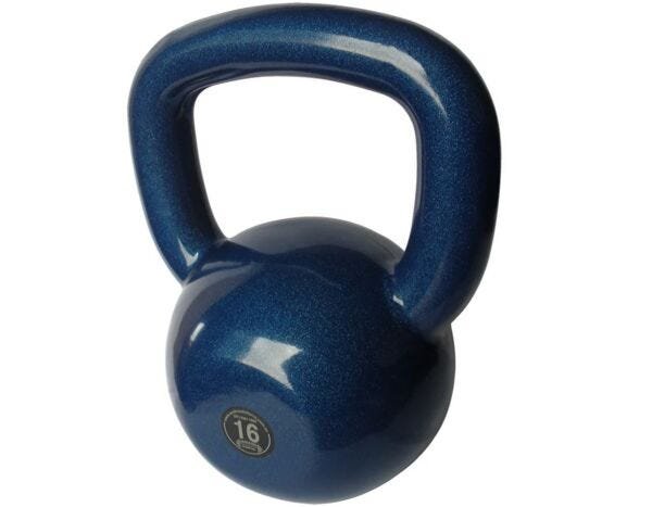 Kettlebell Emborrachado Treinamento Funcional Fitness 16,0kg