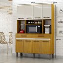 Ver imagem 3 de Armário de Cozinha New Ventura com 8 Portas e 2 Gavetas Mobilihouse