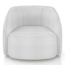 Ver imagem 5 de Poltrona para Sala Orgânica 90cm Zion M22 Linho Branco - Mpozenato