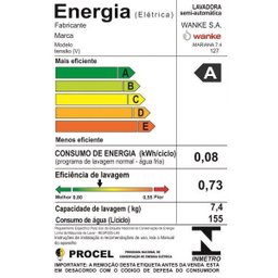 Lavadora Semiautomática 7,4kg Mariana Wanke 127V - 4