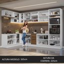 Ver imagem 6 de Armário de Cozinha Completa de Canto 499cm Branco/Rustic Stella Madesa 02