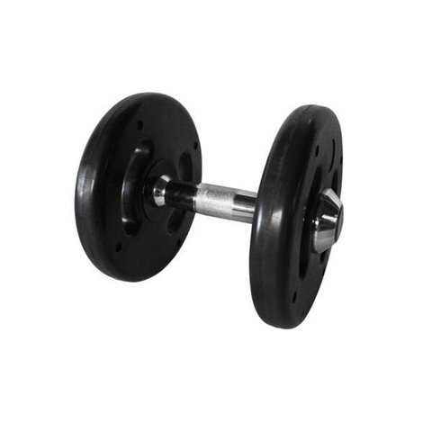 Dumbbell Injetado com Pegada Cromada Academia Fitness 12kg