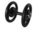 Ver imagem 1 de Dumbbell Pintado Pegada Emborrachada Academia Fitness 12kg