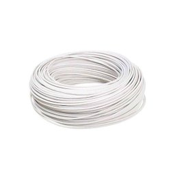 Cabo Fio Elétrico Cordão Paralelo Flex 2x1,5 mm Branco 100 m - 1 Cabo Fio Elétrico Cordão Paralelo Flex 2x1,5 mm Branco 100 m - 1