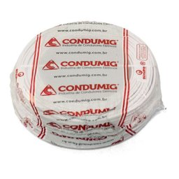 Cabo Fio Elétrico Cordão Paralelo Flex 2x1,5 mm Branco 100 m - 2 Cabo Fio Elétrico Cordão Paralelo Flex 2x1,5 mm Branco 100 m - 2