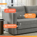 Ver imagem 6 de Sofá Cama 2 Lugares 1,48m Luna