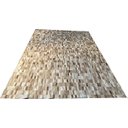Ver imagem 1 de Tapete de couro bege 2,00x3,00 sem bordas peça 3x9cm