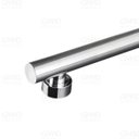 Ver imagem 2 de Puxador para Porta De Passagem Anello Duplo 600mm Inox Polido Cromo - Zen