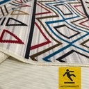 Ver imagem 4 de Passadeira Tapete Bernadine Étnico Veludo 43x140cm Antiderrapante Fastlar Tapete Veludo