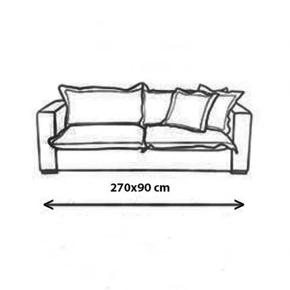 Sofá Loft 270cm Smarter Moveis MadeiraMadeira