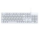 Ver imagem 4 de Teclado Office Slim Branco K15 Cabo Usb 2.0 1.5 M Fortrek
