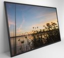 Ver imagem 4 de Quadro por do Sol Ponte Jk - 120x80 Cm - Adesivo Fotográfico