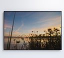 Ver imagem 1 de Quadro por do Sol Ponte Jk - 120x80 Cm - Adesivo Fotográfico
