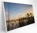 Ver imagem 2 de Quadro por do Sol Ponte Jk - 120x80 Cm - Adesivo Fotográfico