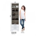 Ver imagem 4 de Sapateira com Espelho 1 Porta 2 Gavetas Happy Espresso Móveis