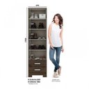 Ver imagem 4 de Sapateira com Espelho 1 Porta 2 Gavetas Happy Espresso Móveis