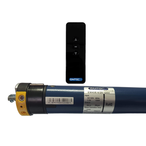 Motor Tubular C/ Controle Remoto P/ Persiana/toldo 6n 18kg 110v - Emteco