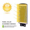 Refletor Poste 120w energia Solar 300 Leds publica Ultra leds Controle Sensor Presenca - 3