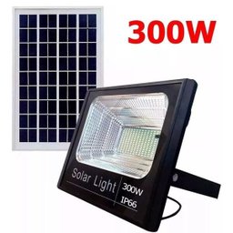 Placa Refletor Energia Solar 300w Led Holofote Kit Com 3 Und - 2